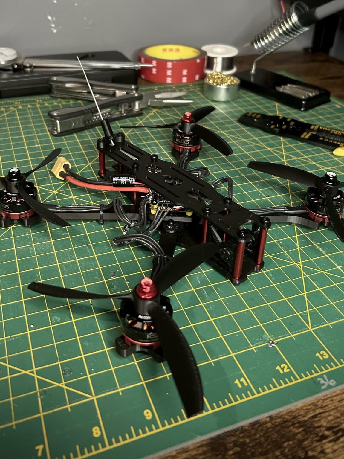 5-inch custom quadcopter build — finished airframe