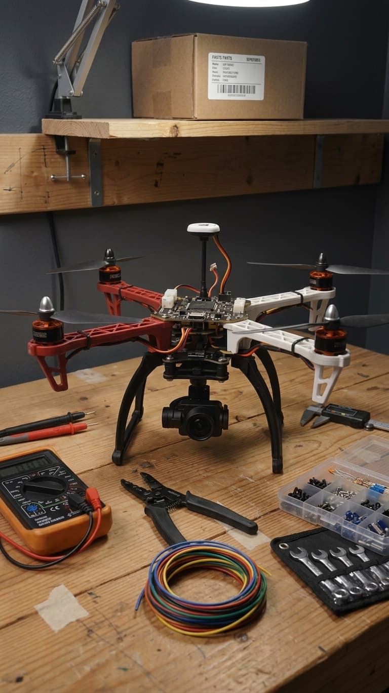 250 mm Arduino-controlled quadcopter build